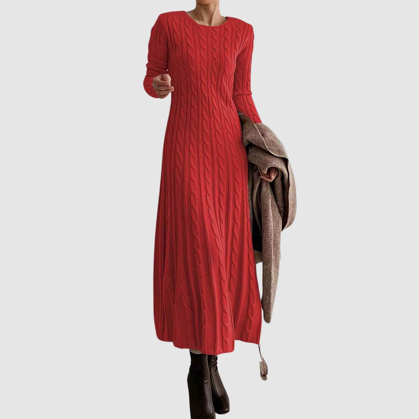 Novea | Cable Knit Dress