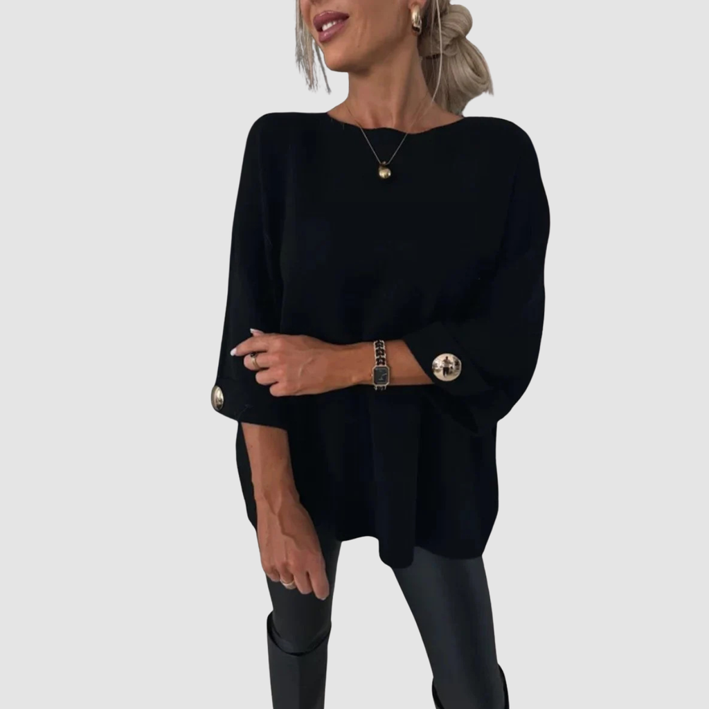 Cleo | Half Sleeve Knit Casual Top