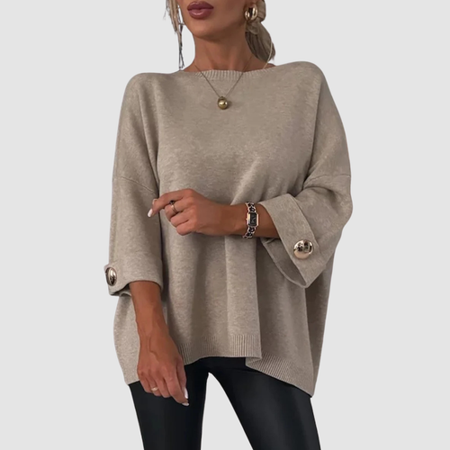 Cleo | Half Sleeve Knit Casual Top