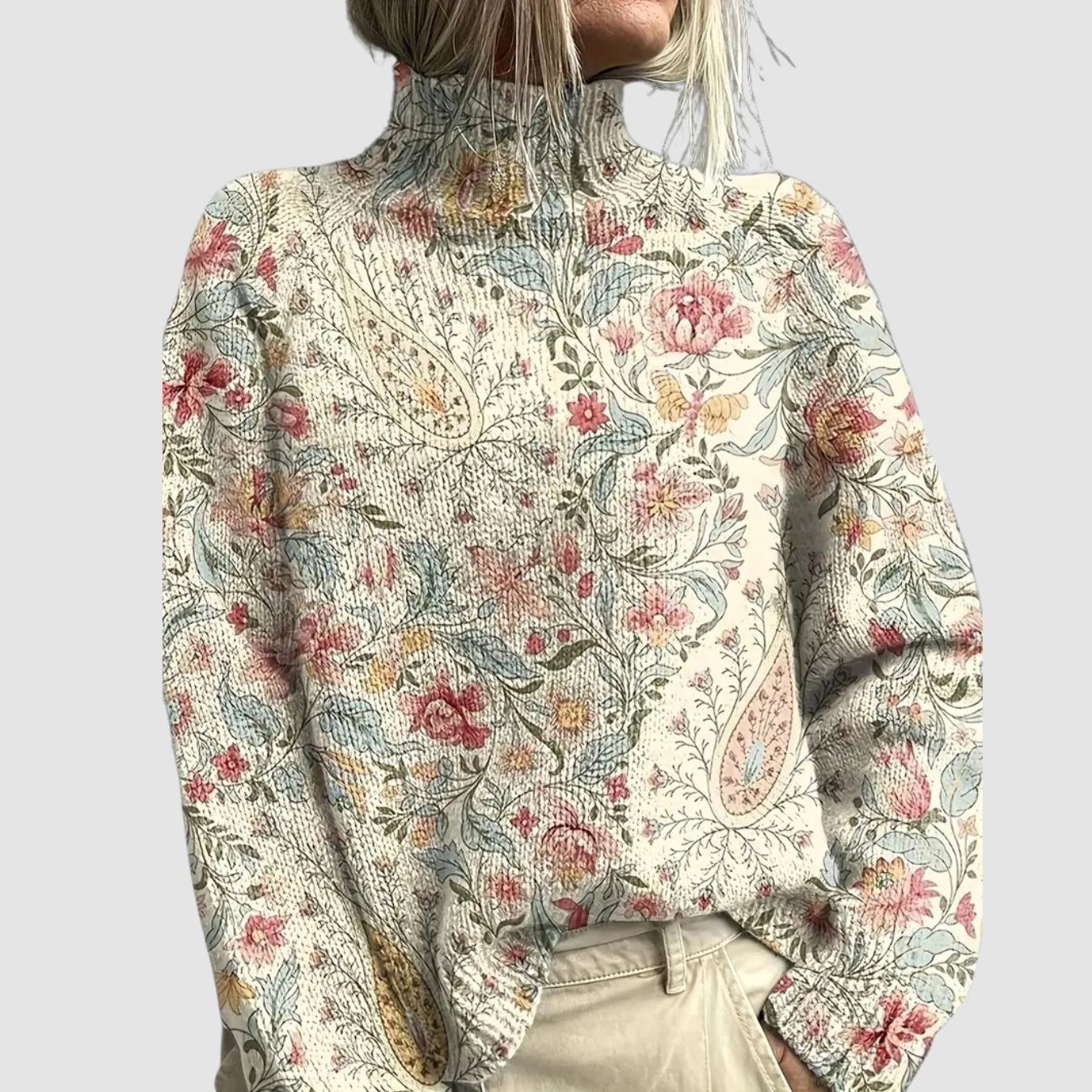 Cleo | Vintage Pullover Turtleneck sweater