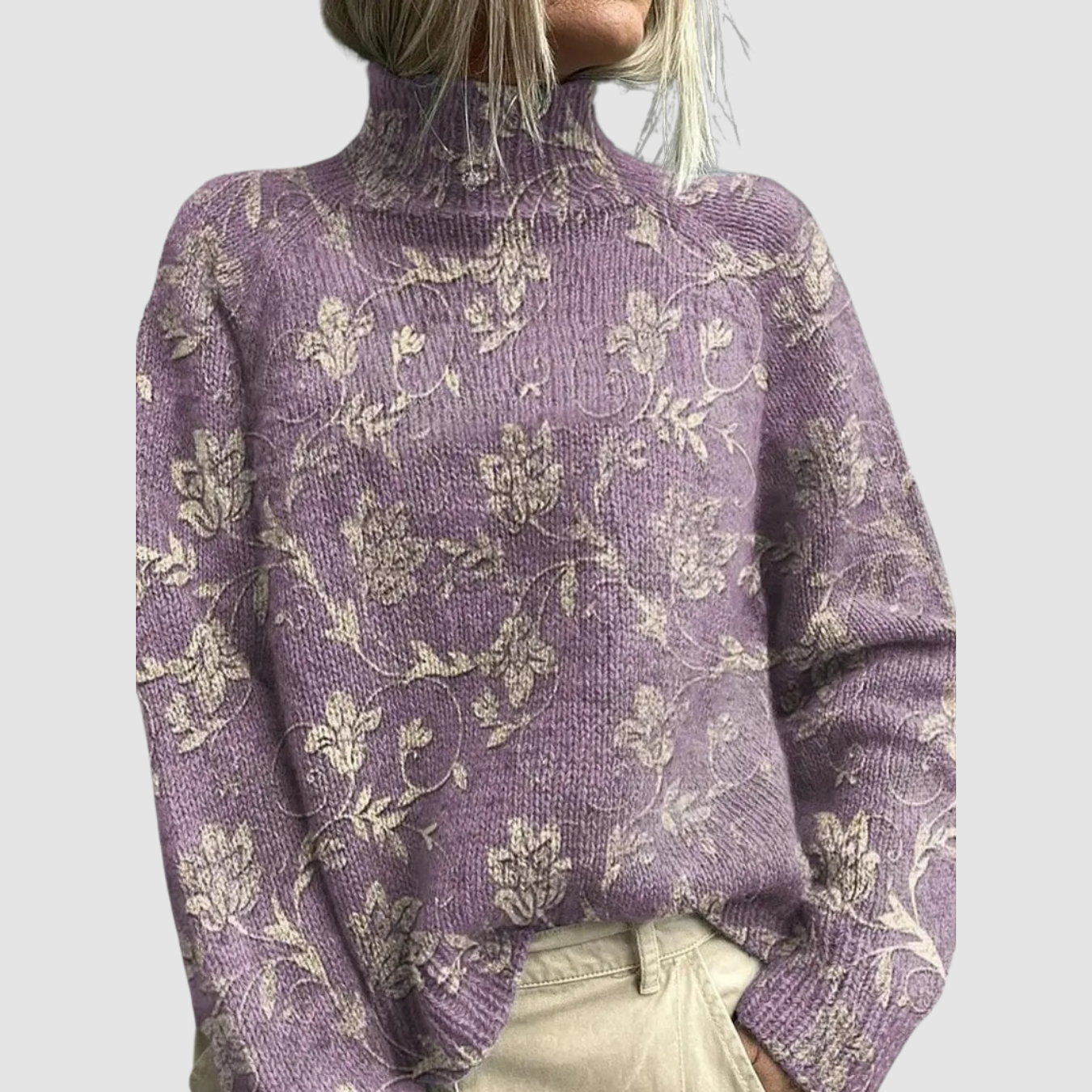 Cleo | Vintage Pullover Turtleneck sweater