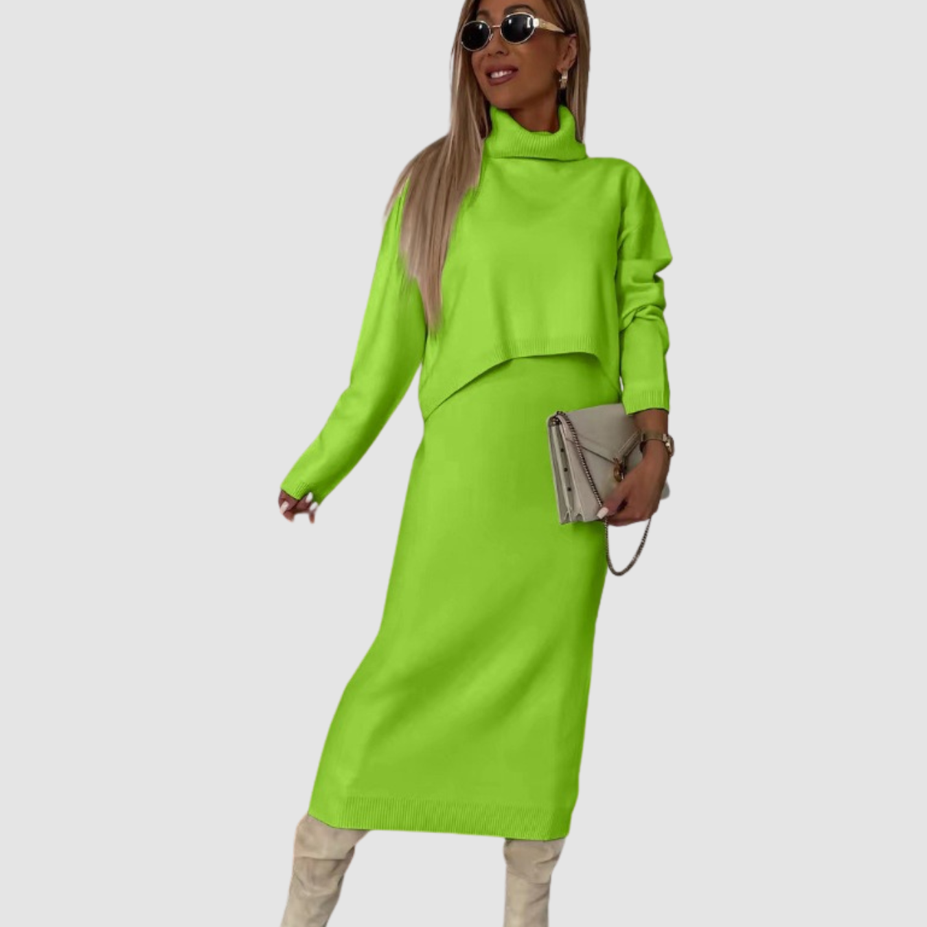 Mira | Knitwear Elegant Two-piece Set