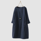 Novera | loose three-quarter sleeves dress