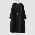 Novera | loose three-quarter sleeves dress