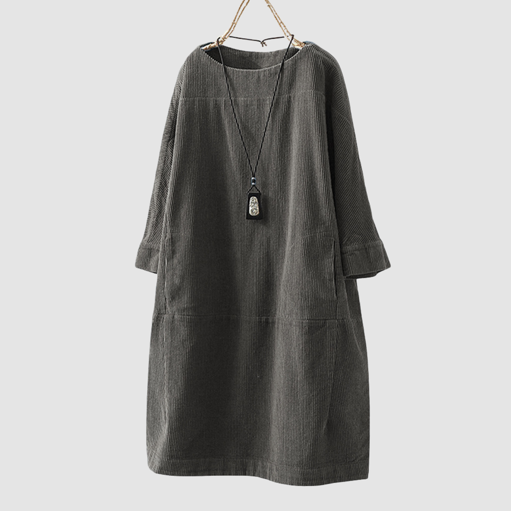Novera | loose three-quarter sleeves dress