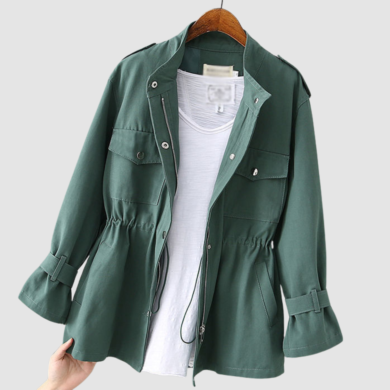 Aven | Trench coat with waist