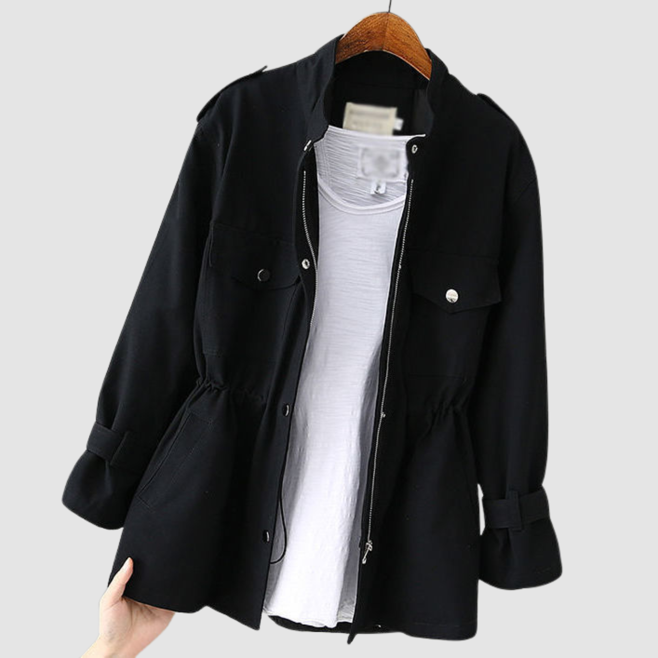 Aven | Trench coat with waist