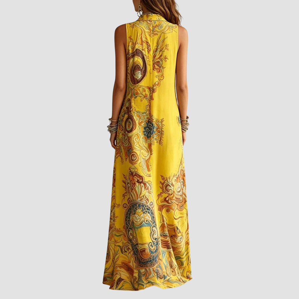 Serena | Mediterranean Blouse Dress