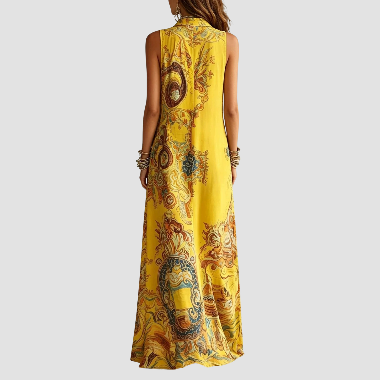 Serena | Mediterranean Blouse Dress