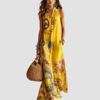 Serena | Mediterranean Blouse Dress
