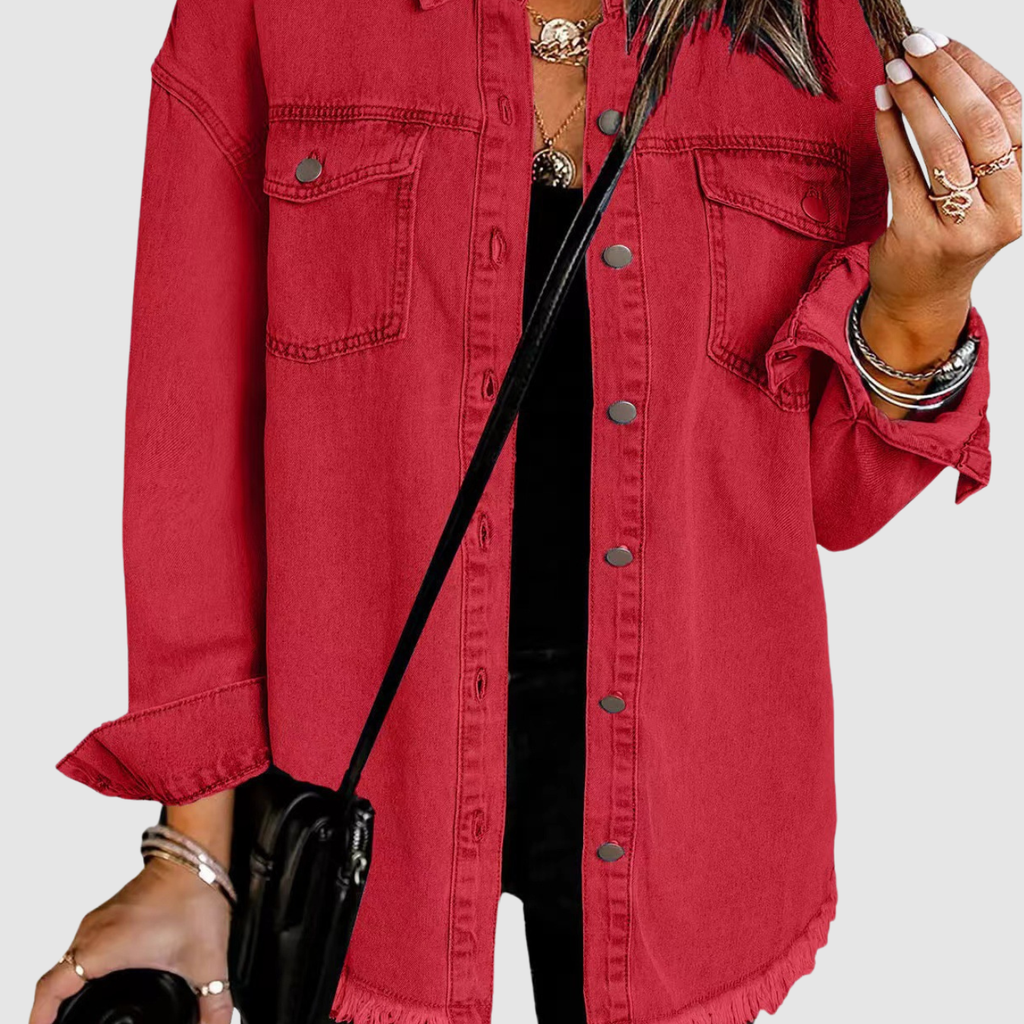 Aven | Washed Denim Coat