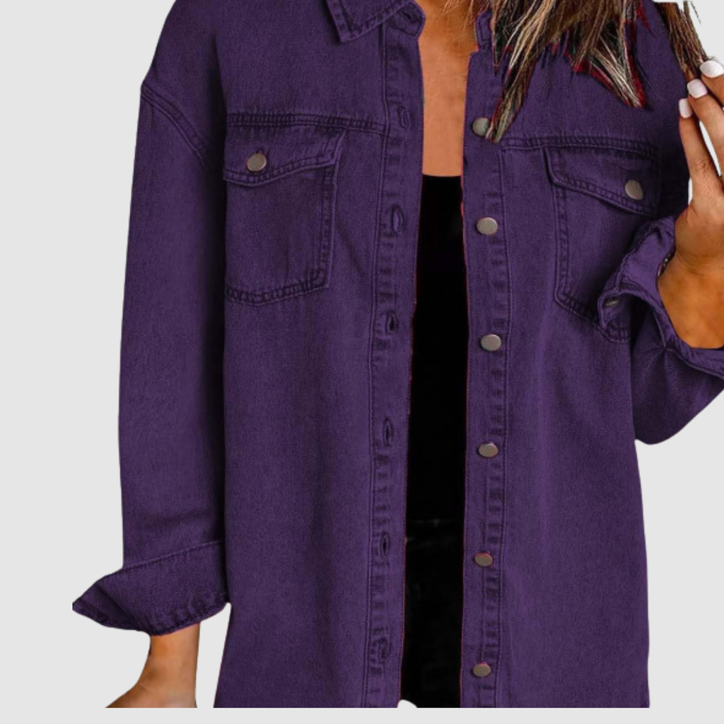 Aven | Washed Denim Coat