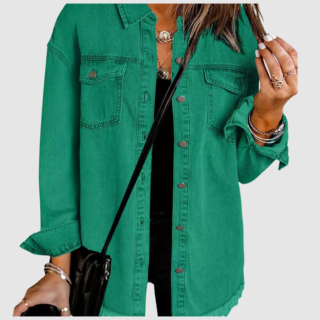 Aven | Washed Denim Coat