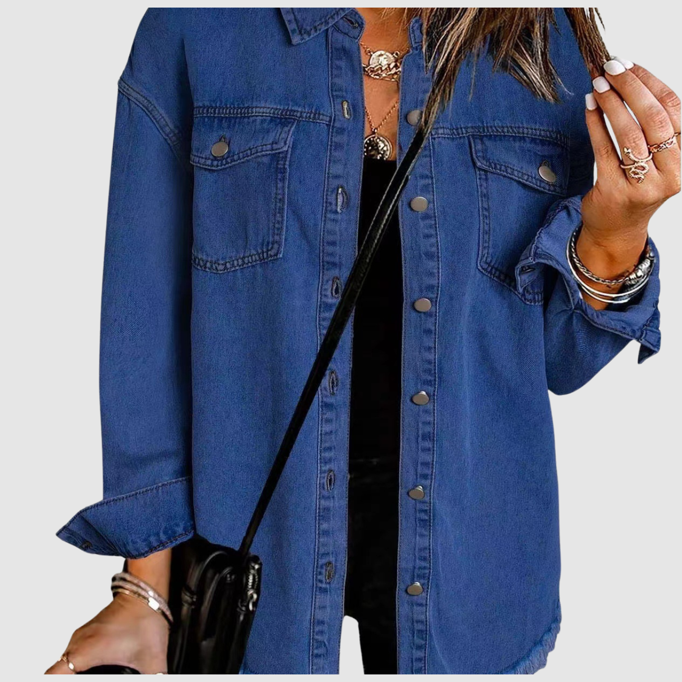 Aven | Washed Denim Coat