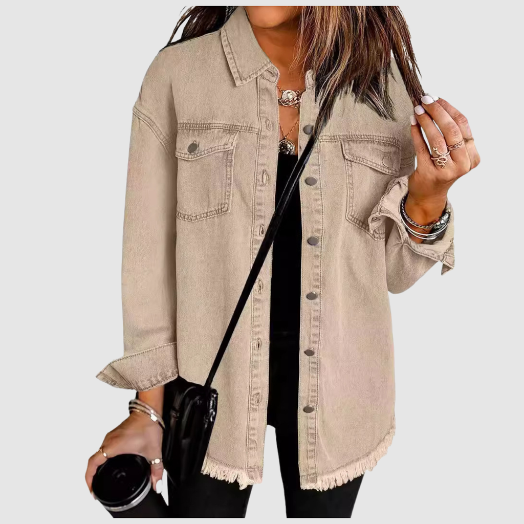 Aven | Washed Denim Coat