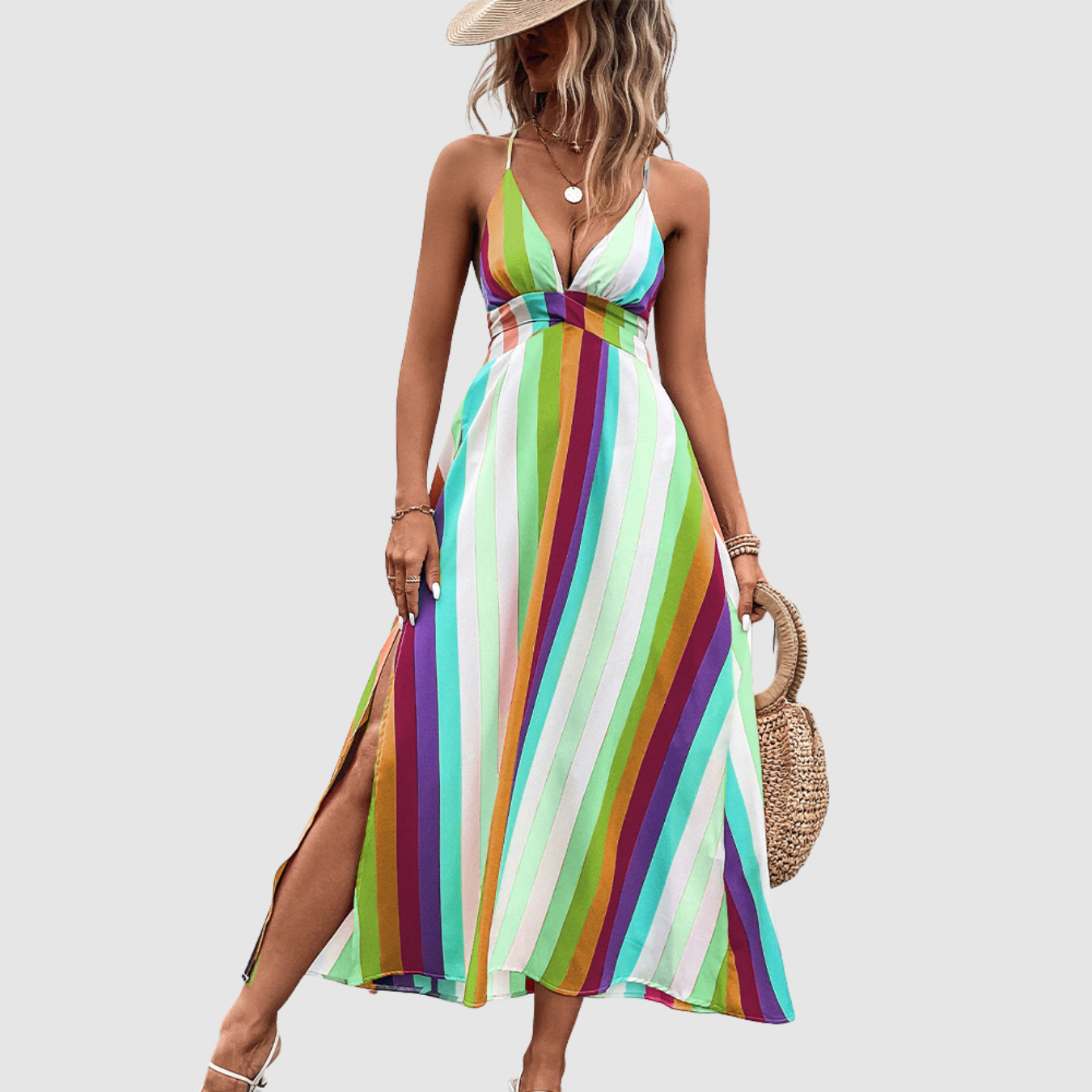 Novea | Rainbow Summer Dress
