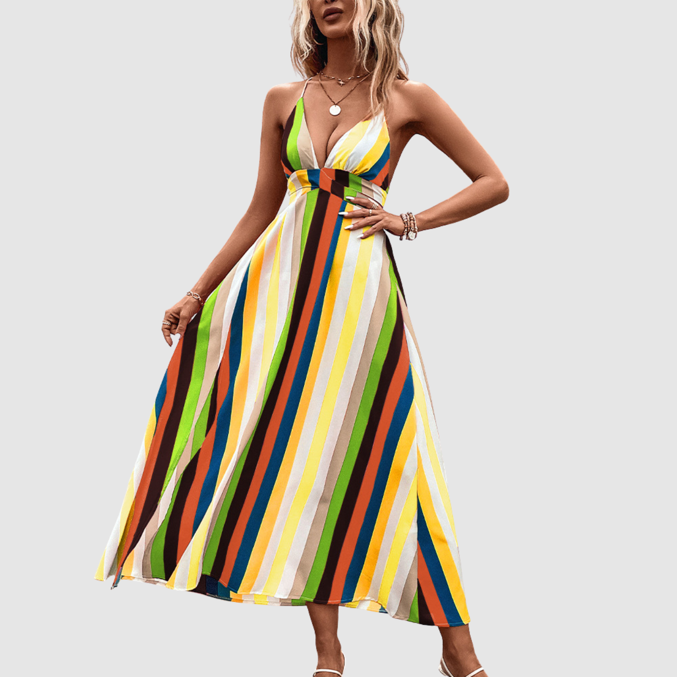 Novea | Rainbow Summer Dress