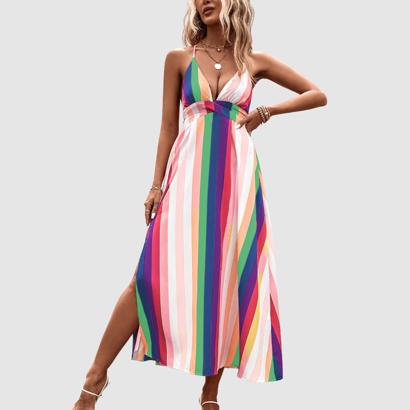 Novea | Rainbow Summer Dress