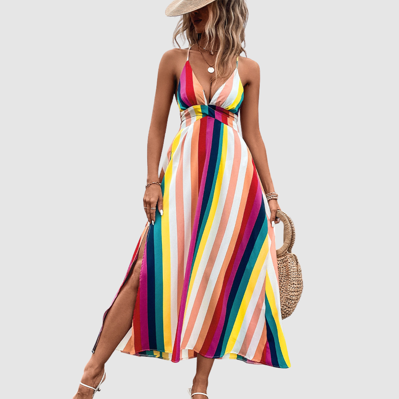 Novea | Rainbow Summer Dress