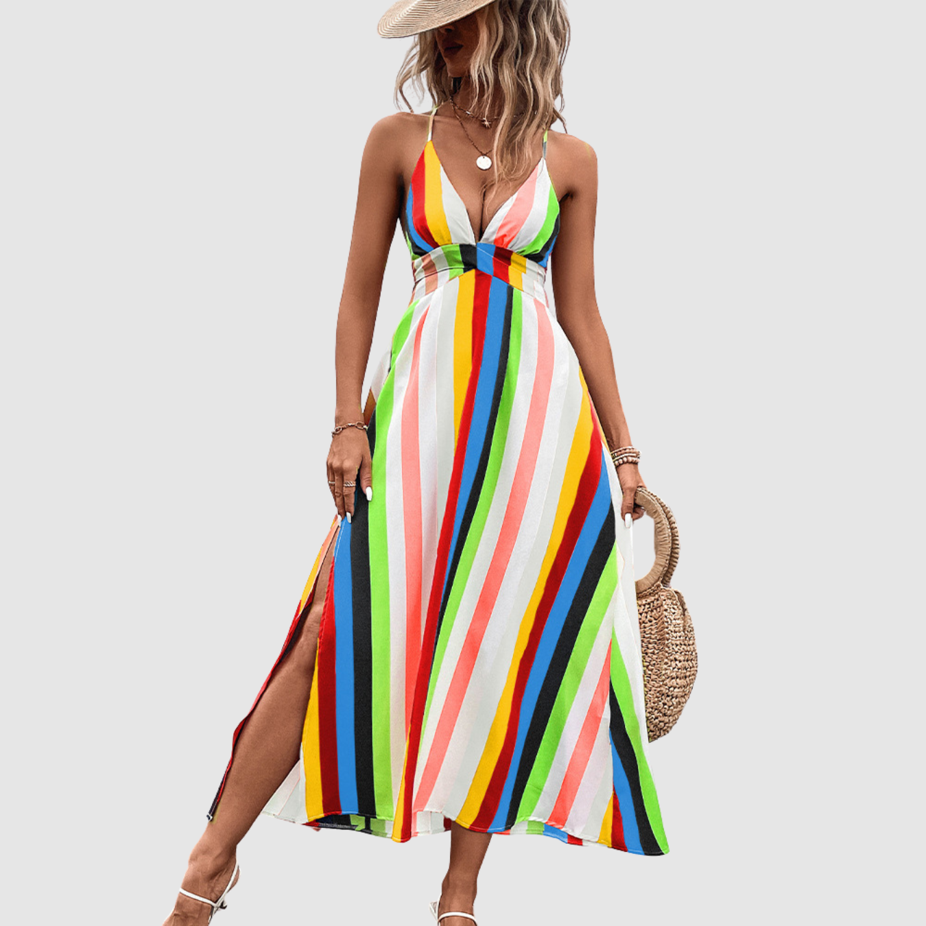 Novea | Rainbow Summer Dress