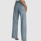 Noir | High Waist Straight Trousers