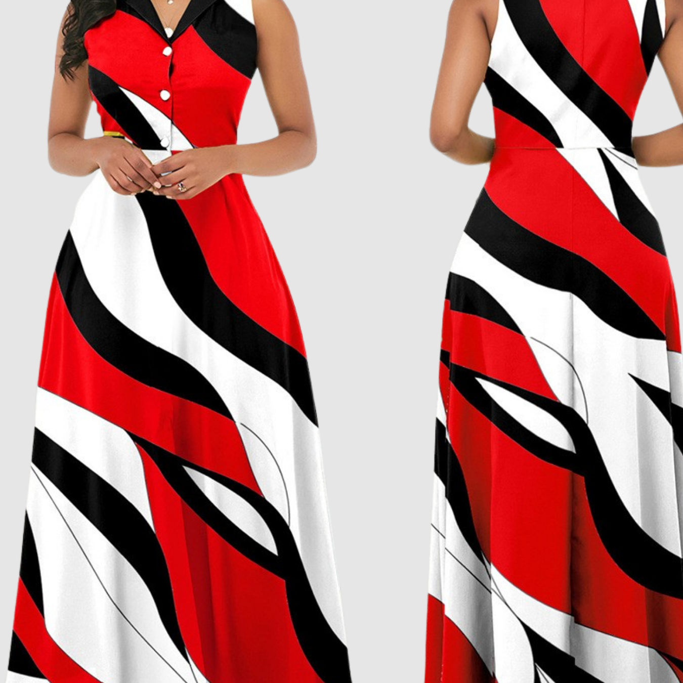 Novea | Sleeveless Long Dress