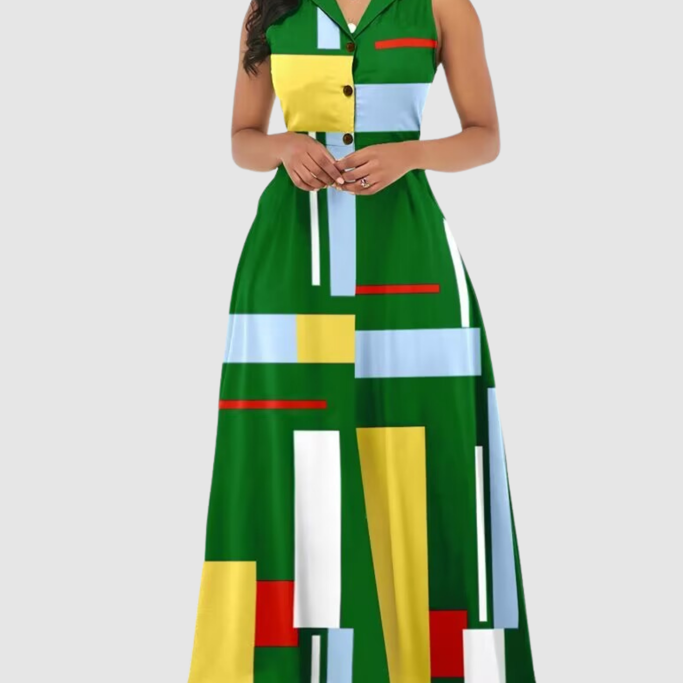 Novea | Sleeveless Long Dress