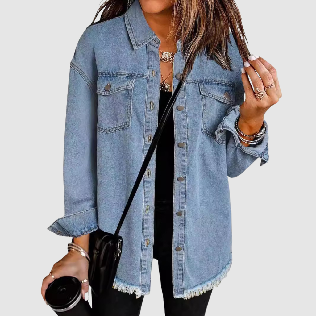 Aven | Washed Denim Coat