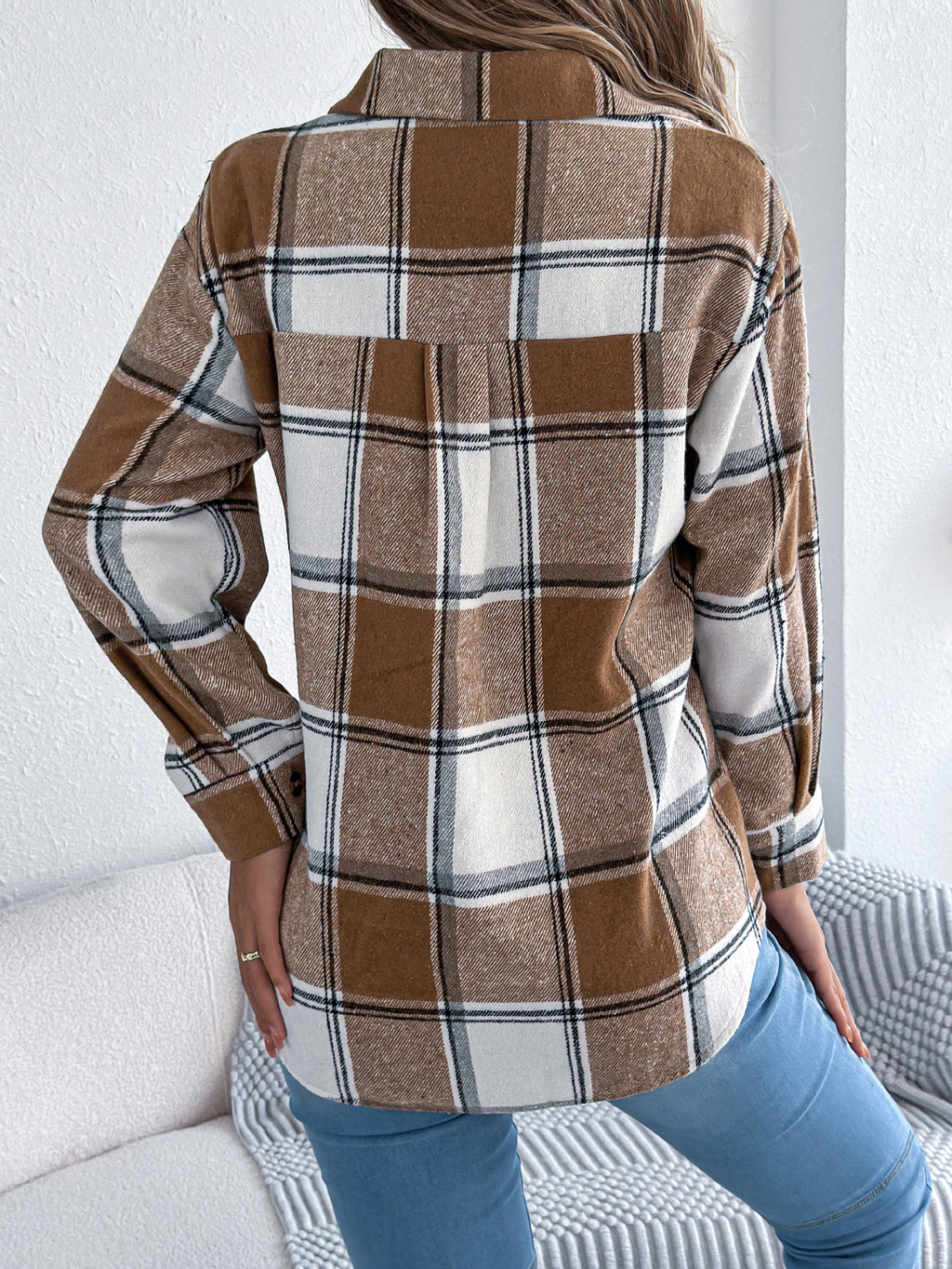 Aven | Casual Plaid blouse