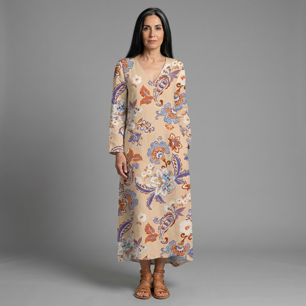 Valentina dress - front view, studio model