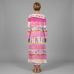 Sofía dress - back view, studio model