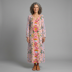 Lucía dress - front view, studio model