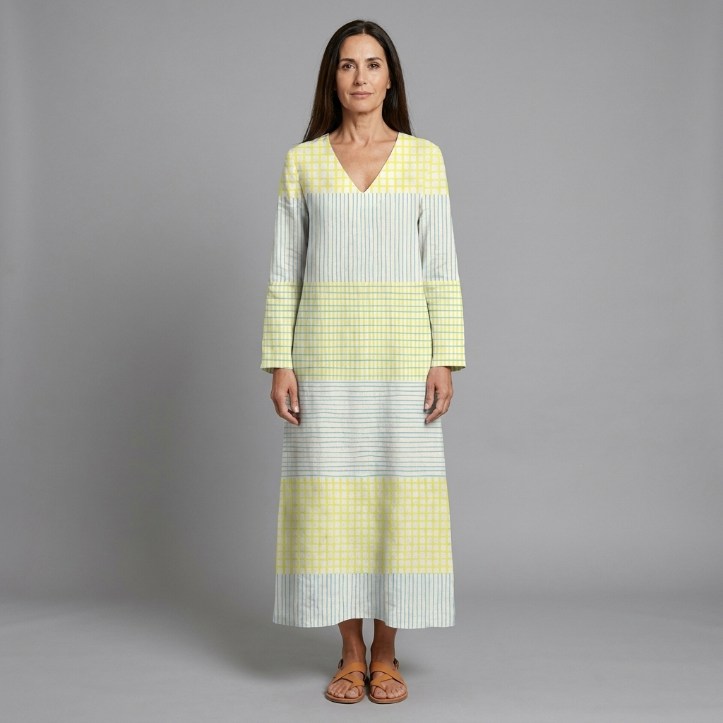 Rosa dress - front view, studio model