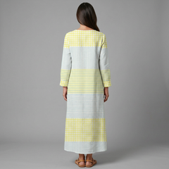 Rosa dress - back view, studio model