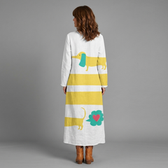 Paula dress - back view, studio model