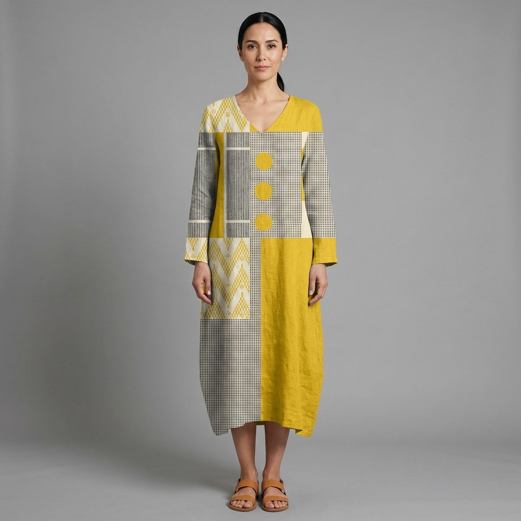Camila dress - front view, studio model
