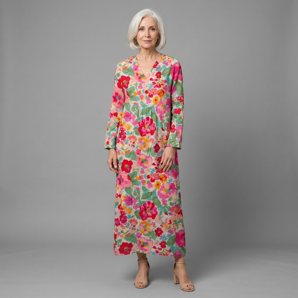 Beatriz dress - front view, studio model