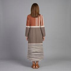 Teresa dress - back view, studio model