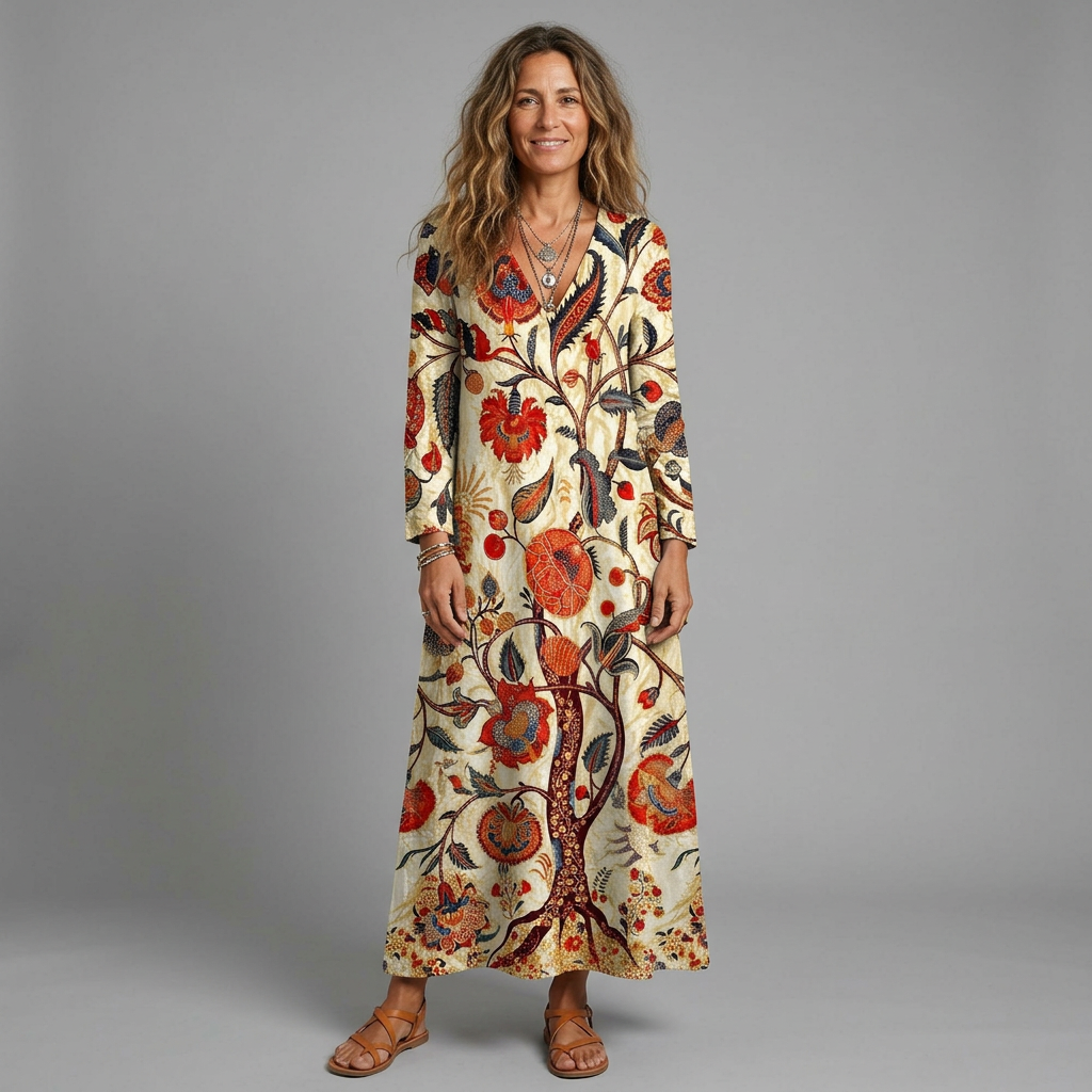 Silvia dress - front view, studio model