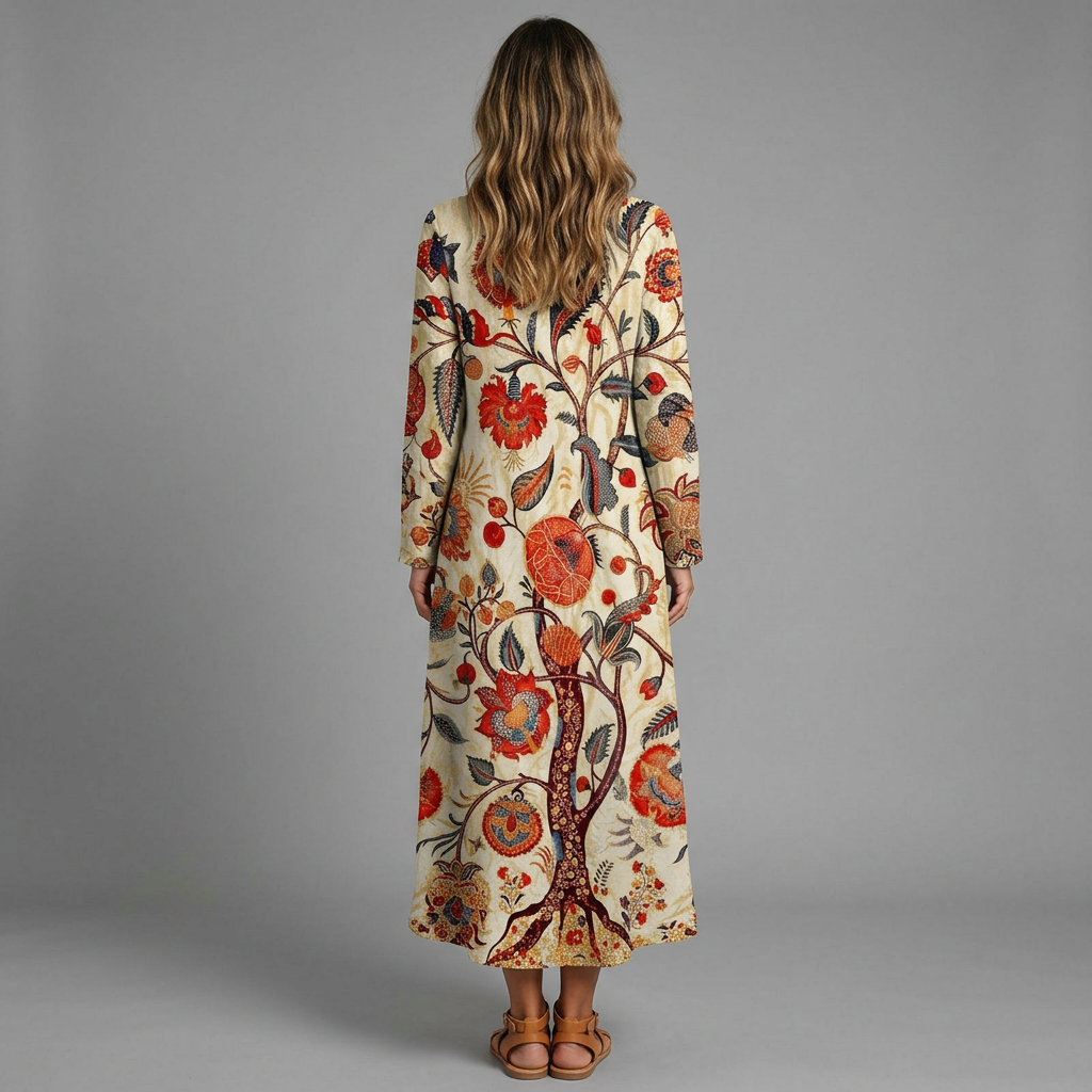 Silvia dress - back view, studio model
