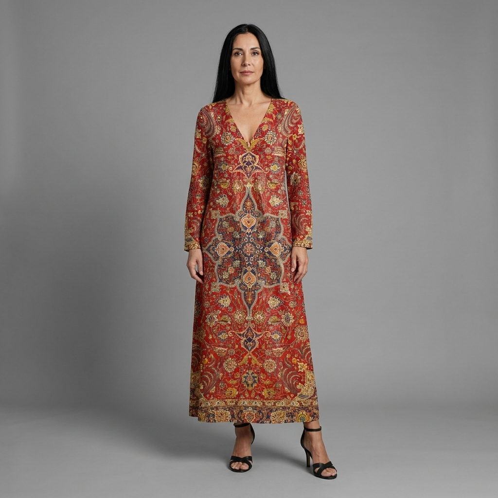 Patricia dress - front view, studio model