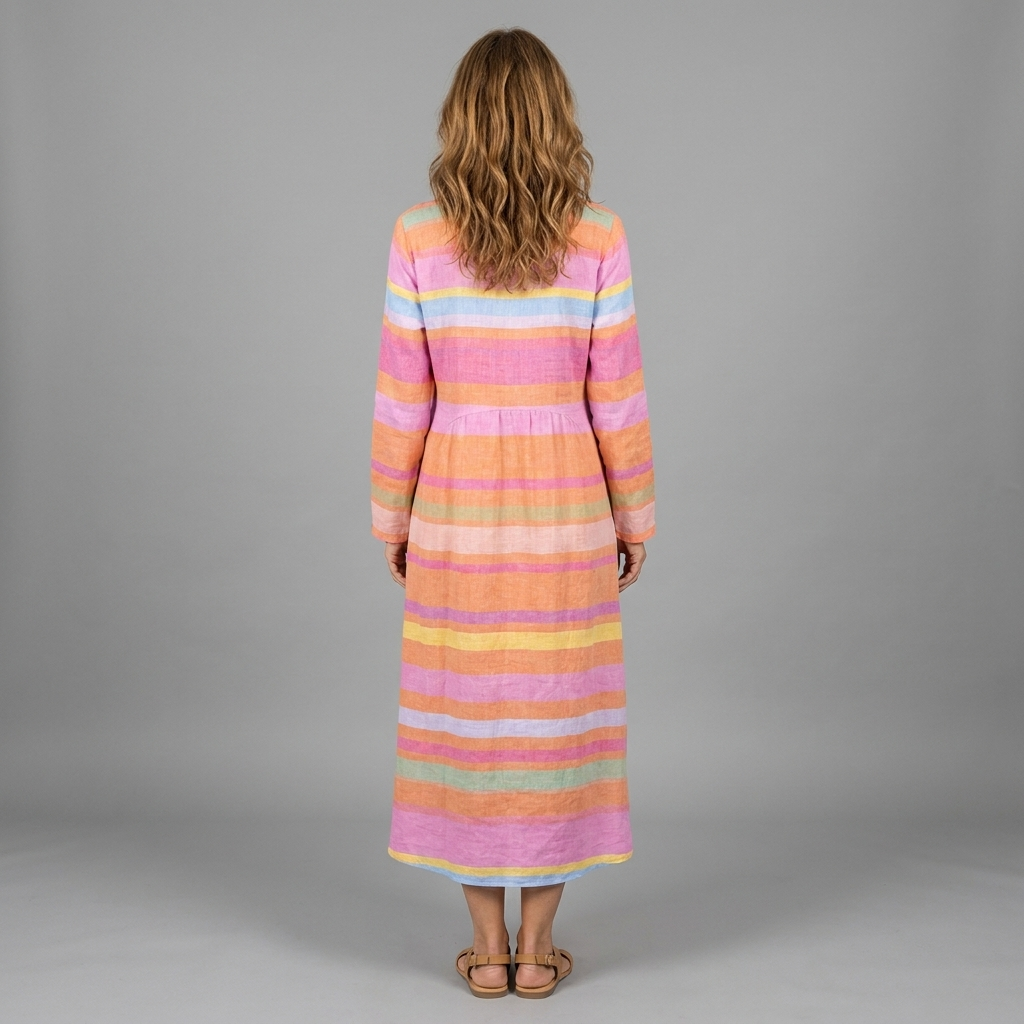Nuria dress - back view, studio model