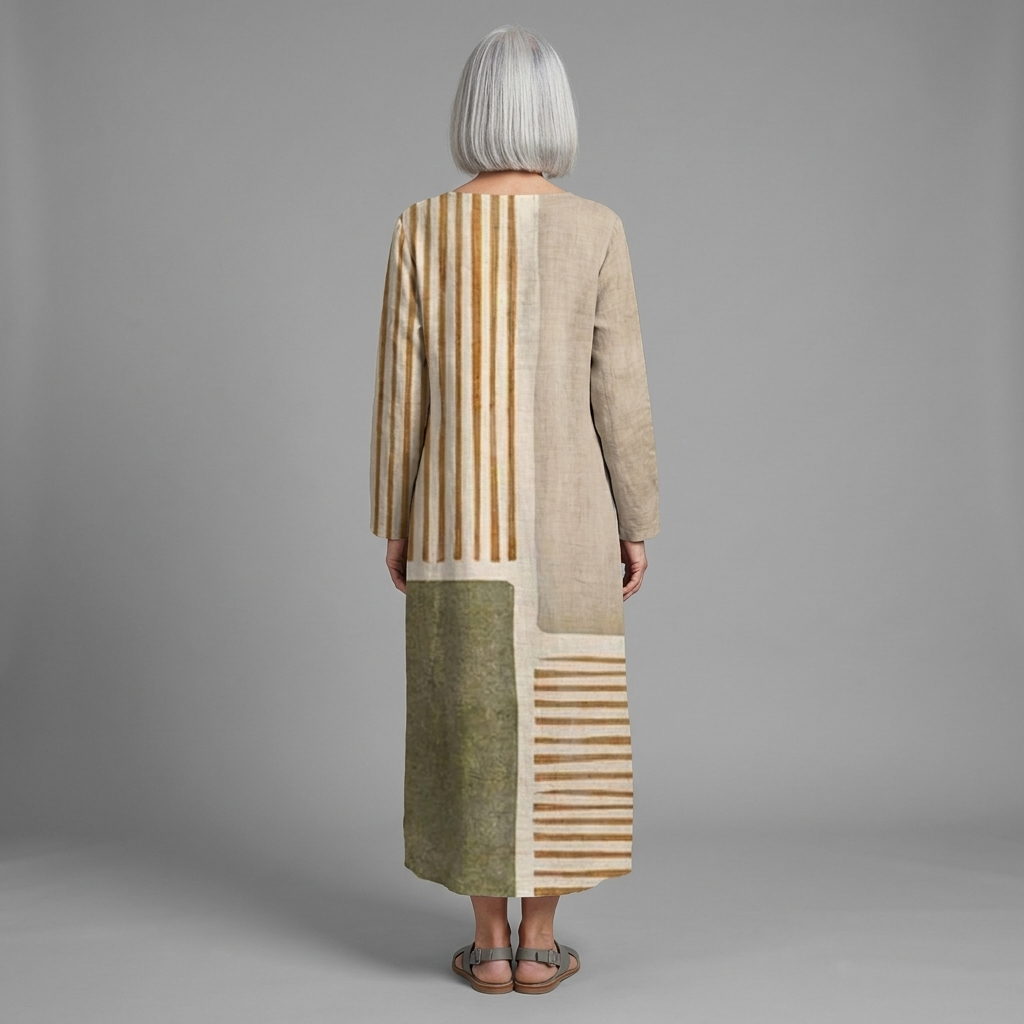 Julia dress - back view, studio model