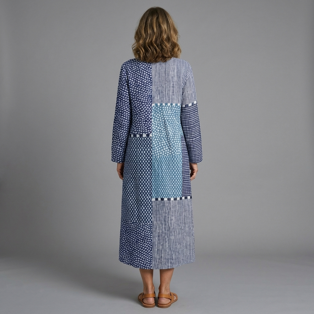 Diana dress - back view, studio model