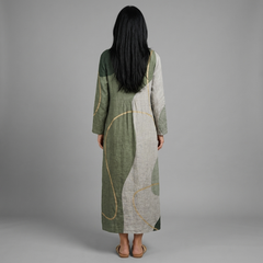Alicia dress - back view, studio model