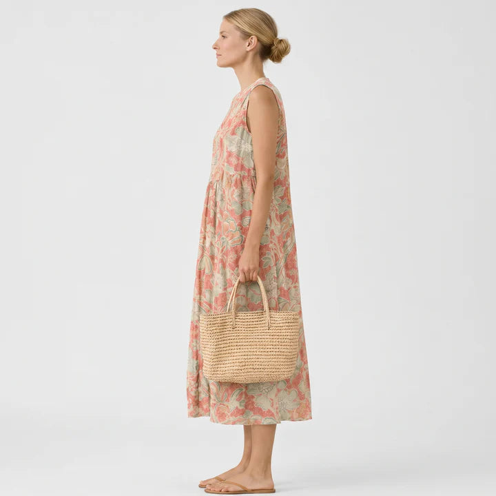 Lara | Vestido midi con estampado floral