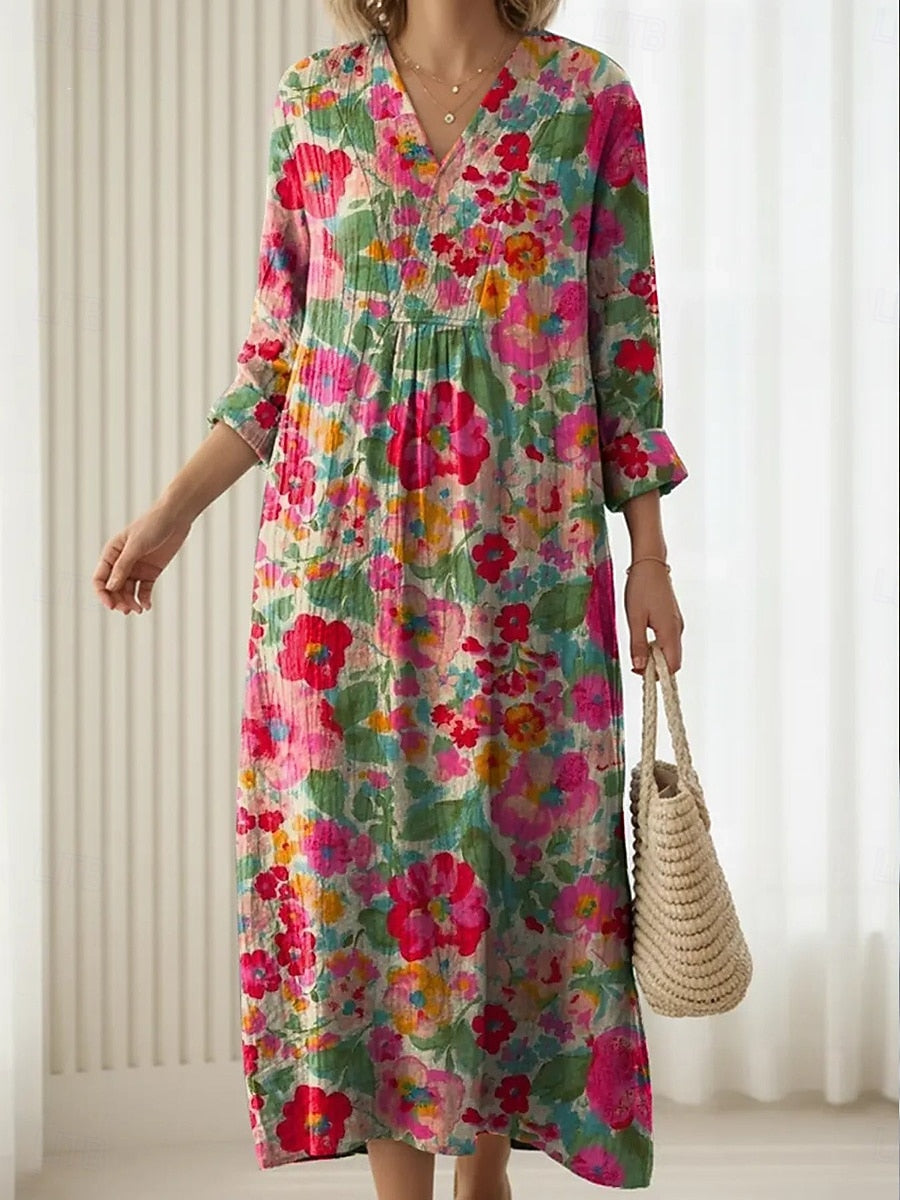 Beatriz | Vestido elegante y cómodo floral