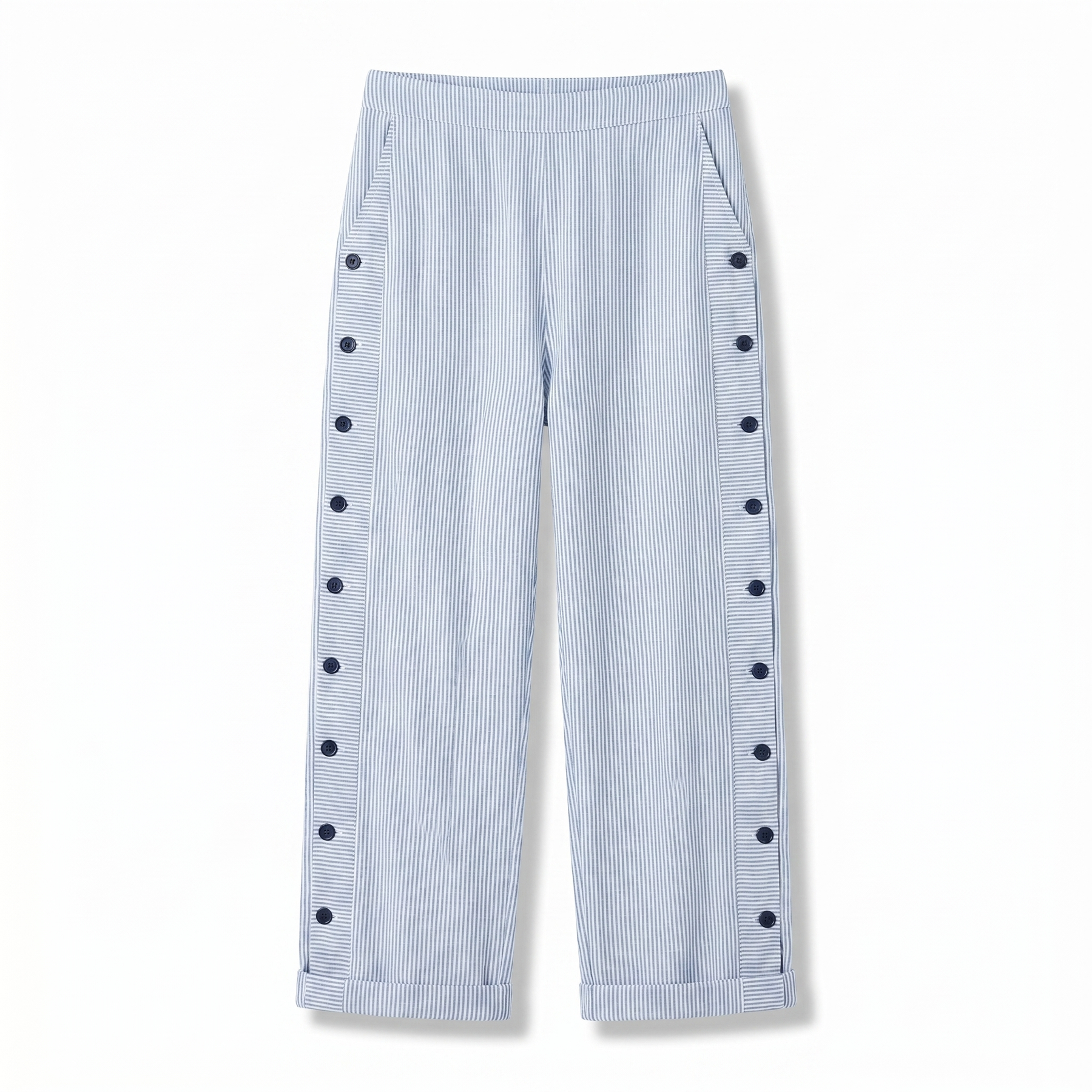 Marina | Pantalón Ligero de Rayas