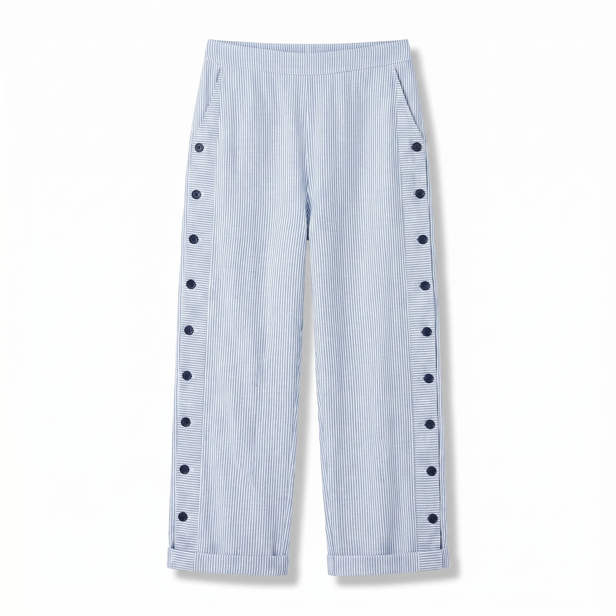 Marina | Pantalón Ligero de Rayas